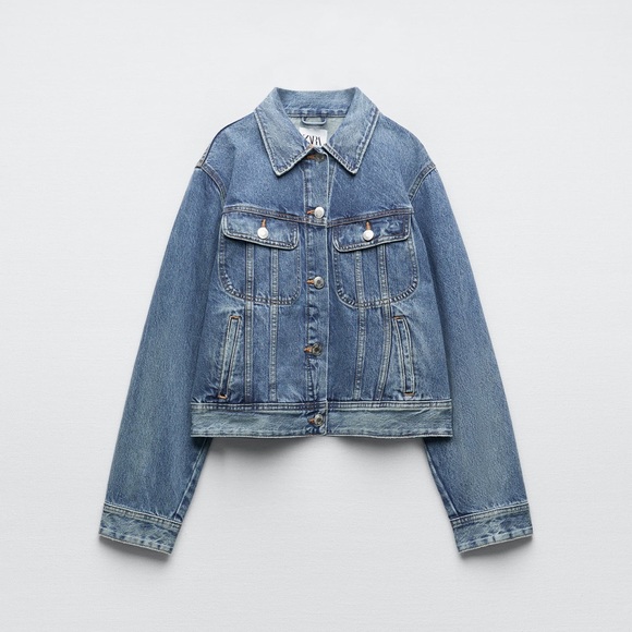 Zara Jackets & Blazers - ZARA TRF DENIM JACKET